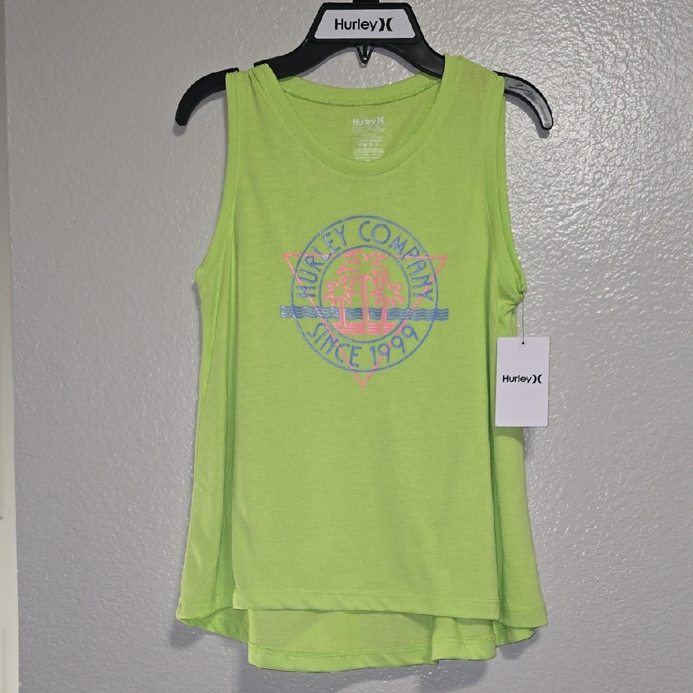 Hurley Neon Green Women's Tank Top